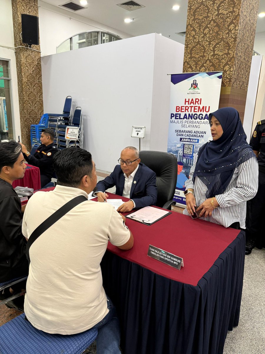 PROGRAM HARI BERTEMU PELANGGAN MAJLIS PERBANDARAN SELAYANG

6 Februari 2026 | Lobi Menara MPS

Cerita penuh: instagram.com/p/DUiYIViE1gX/…