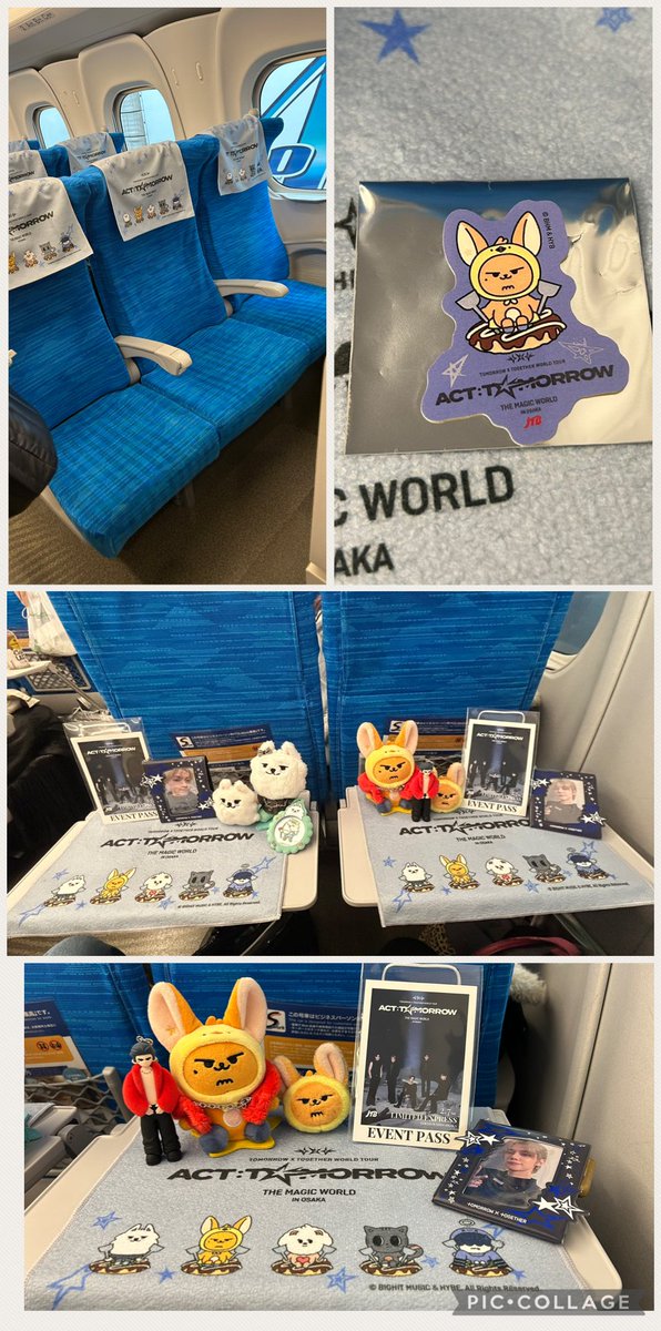 nonotan4176's tweet photo. TXT大阪振り返り①
スタートは貸切新幹線🚄✨
メンバーボイスで停車駅のアナウンス📣や曲紹介も😭
ここでしか聞けないお宝音声に車内一斉に静まり返る
見事なチームワーク👍
大阪までがあっという間で、いっそこのまま福岡まで行ってもいいくらいの気持ち☺️
#TXT_TOUR_ACTTOMORROW
#LIMITEDEXPRESS https://t.co/QSGeecyp8r