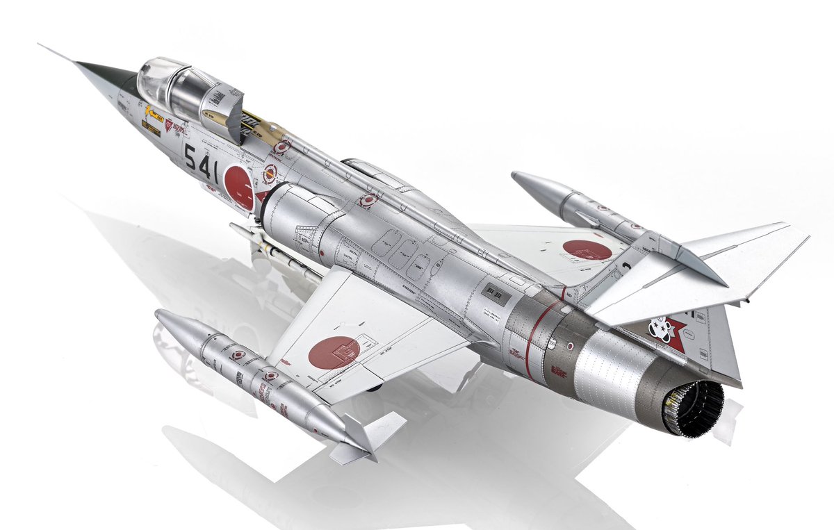 ファインモールド 1/72 航空自衛隊 F-104J 戦闘機“栄光” 製作：秋山