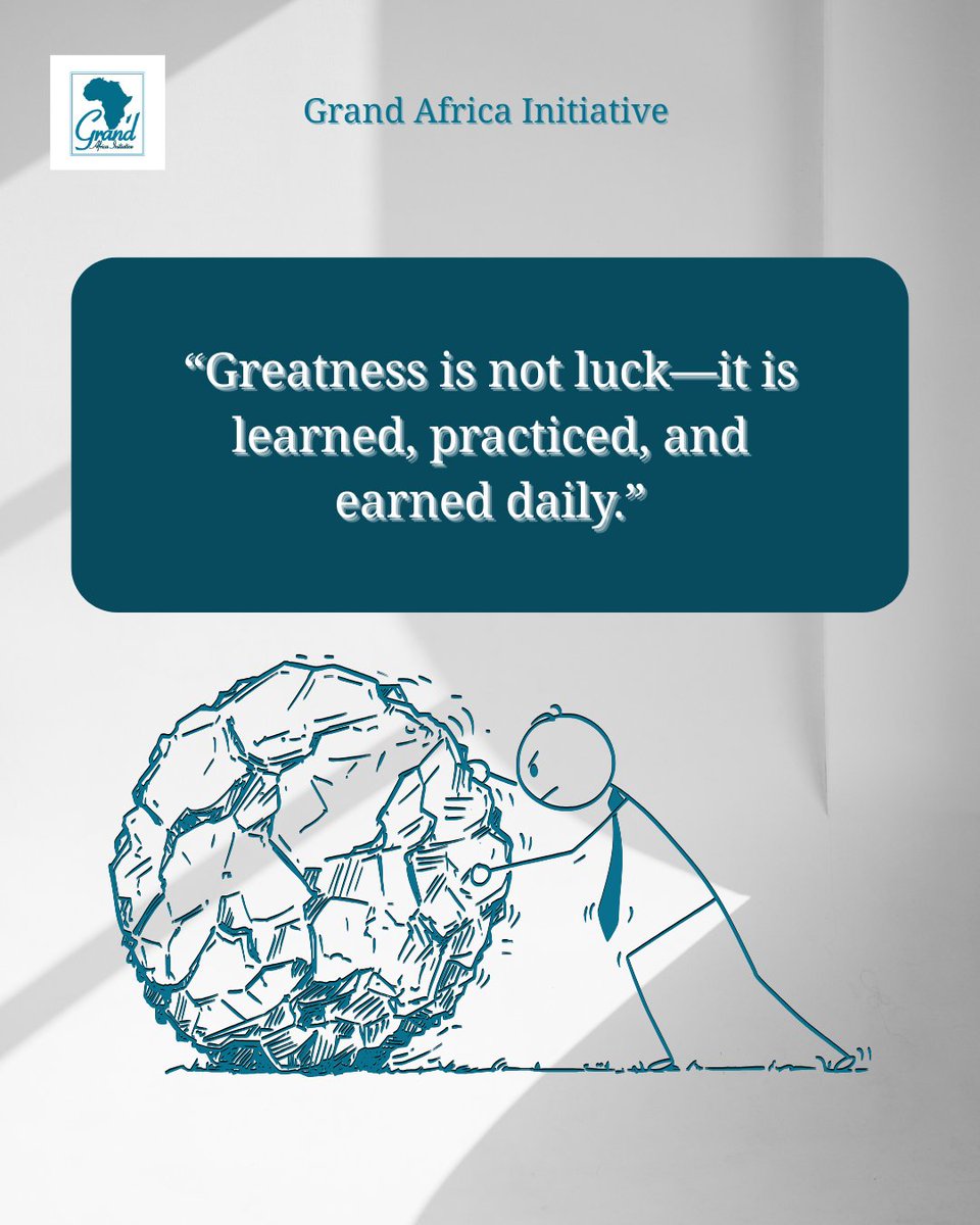 Every young African has the potential to become great when given the right skills, support, and opportunities. Success doesn’t come from waiting, it comes from showing up, learning consistently, and putting in the work every single day.