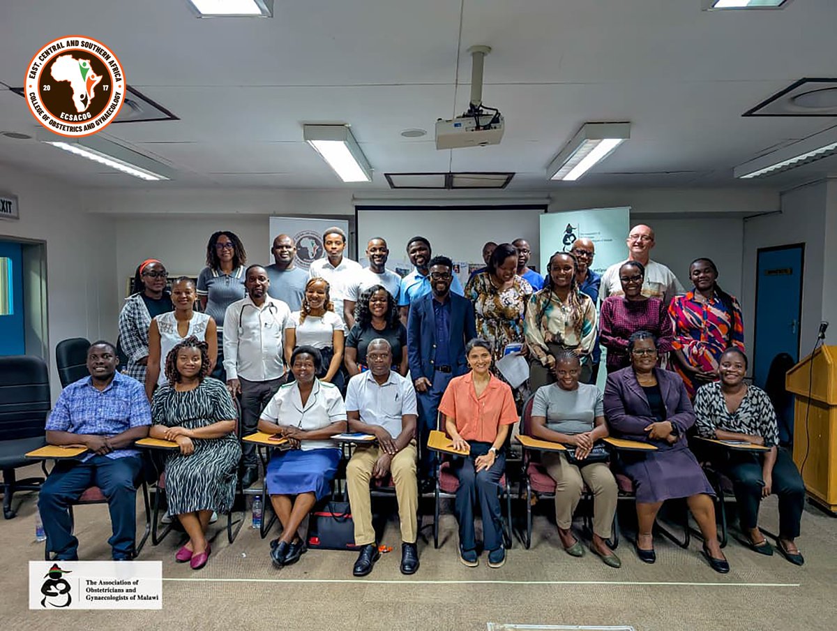 ecsacog's tweet photo. ECSACOG conducts a VCAT workshop in Lilongwe, Malawi 🇲🇼

Medical professionals at Kamuzu Central Hospital, Lilongwe 🇲🇼, participated in a VCAT workshop facilitated by ECSACOG to strengthen professional practice and improve care for women and girls.

#ECSACOG #VCAT #WomensHealth https://t.co/A0cJUszPzA