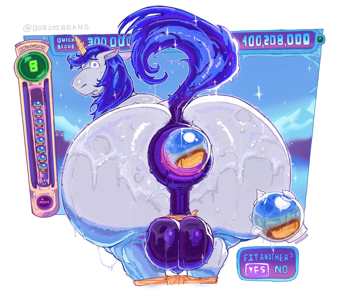 Stuffing Bjorn’s Phat Donut 🌈🌸💖🔮🪩