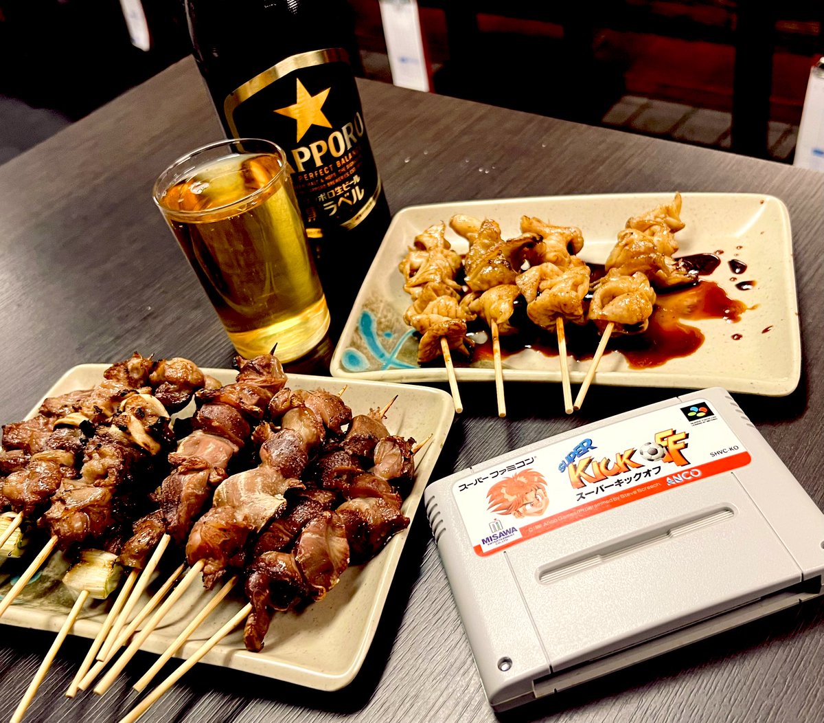 帰宅前に軽く(❓😅)一杯やります。🍺 スーパーキックオフを100円で購入