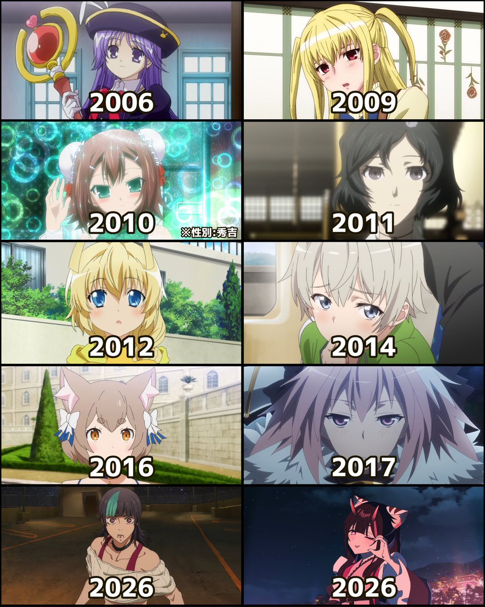 とりあえず空いてる年埋めてみた(*'ω'*)