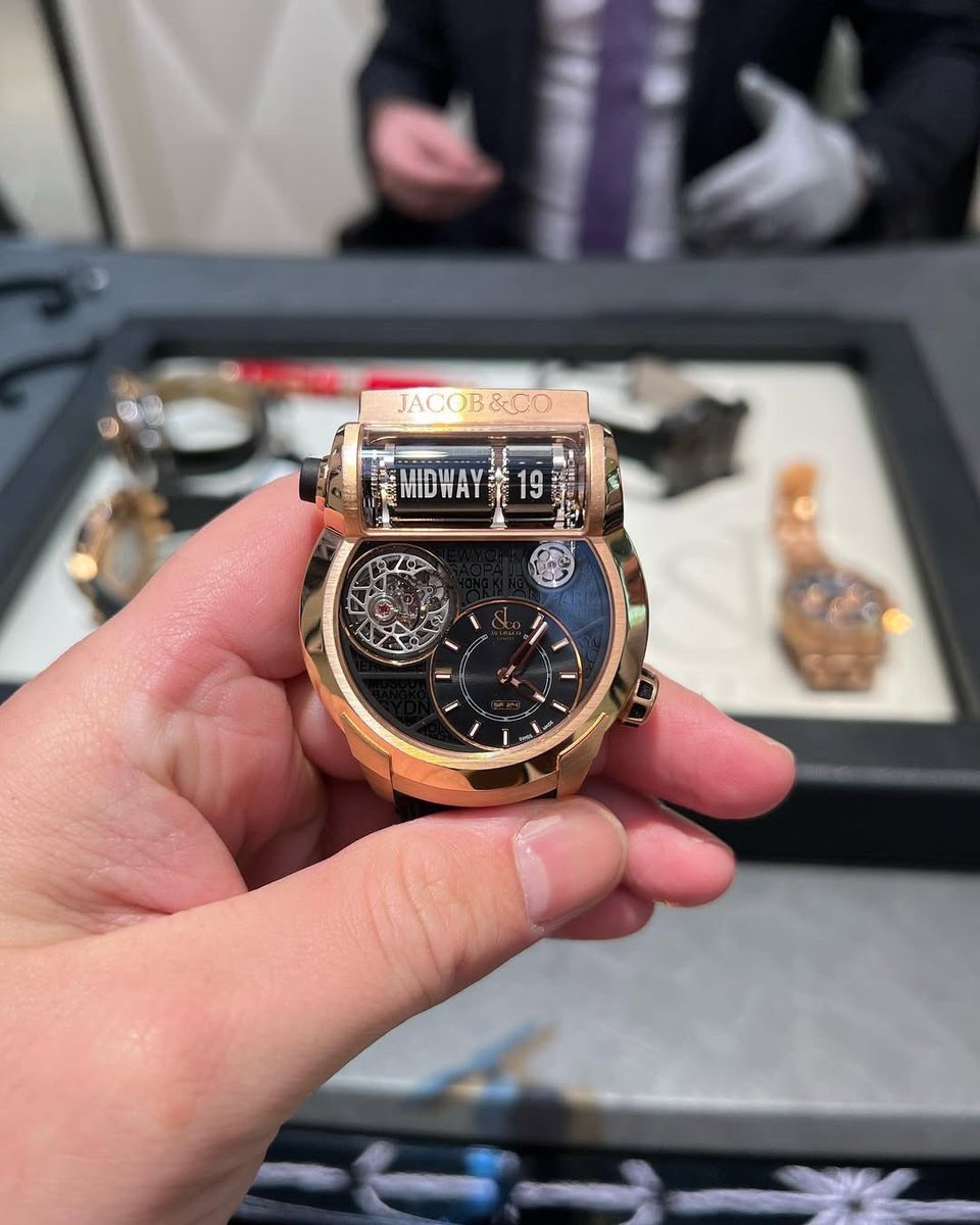 George__Waugh's tweet photo. Just picked up the Epic SF24 World Timer, and honestly, this one is special. Not because of the craftsmanship but because it represents disciplined execution and results. Forever grateful and humble. https://t.co/ZsWuXMiIjs