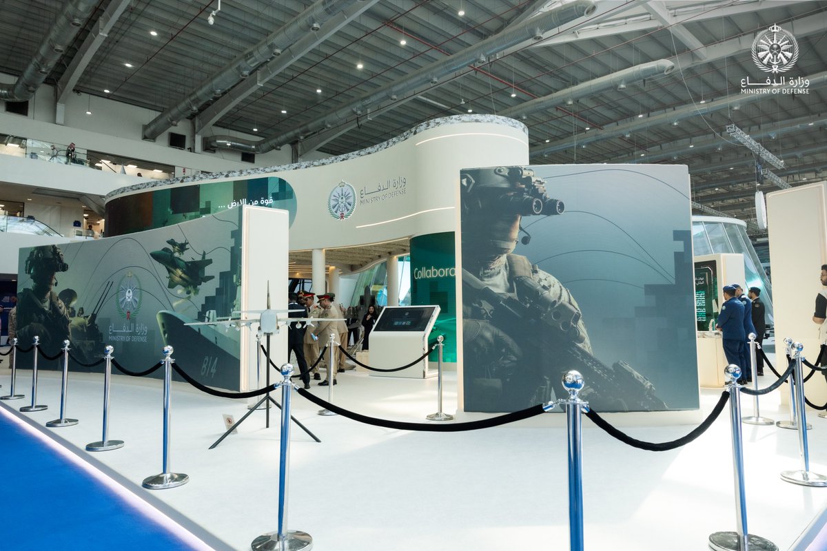 modgovksa's tweet photo. جناح #وزارة_الدفاع في معرض الدفاع العالمي… تطوير القدرات، وترسيخ التكامل، وبناء المستقبل.

 #مستقبل_التكامل_الدفاعي
#WDS2026 https://t.co/FONNjZTlt3