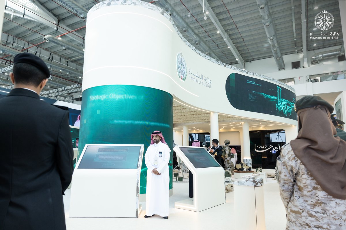 modgovksa's tweet photo. جناح #وزارة_الدفاع في معرض الدفاع العالمي… تطوير القدرات، وترسيخ التكامل، وبناء المستقبل.

 #مستقبل_التكامل_الدفاعي
#WDS2026 https://t.co/FONNjZTlt3