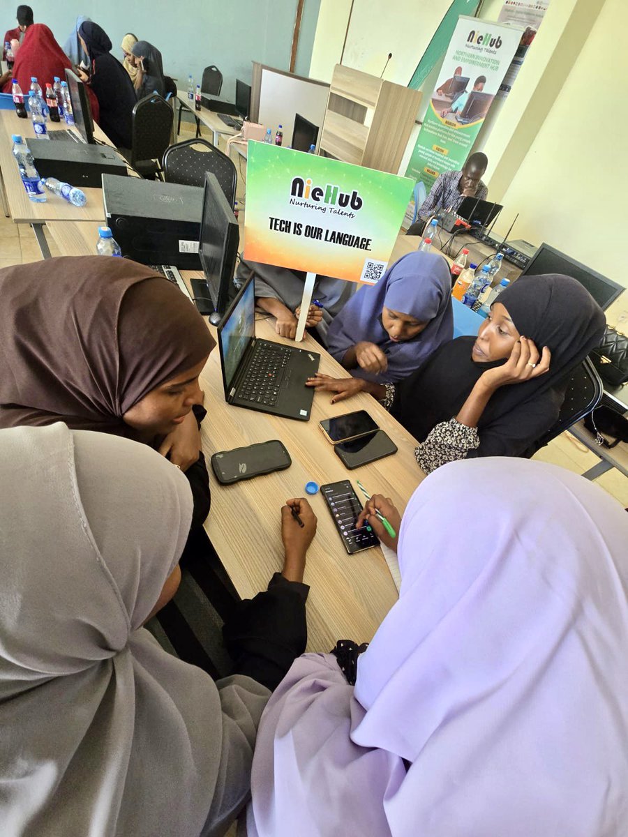 Towards building up to the International Day of Women &amp; Girls in Science 2026, we’re hosting a 3 day beginner friendly hackathon for girls in Garissa, where they’ll work in teams to sketch simple, innovative ideas to solve real community problems no coding needed

#MyFirstTechSln