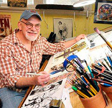 Happy birthday to "GrimJack" co-creator, "Scout" creator and "Hawkworld," "Jonah Hex: Two-Gun Mojo," "The Lone Ranger And Tonto" and "Turok Dinosaur Hunter" artist, the incredible, Tim Truman.