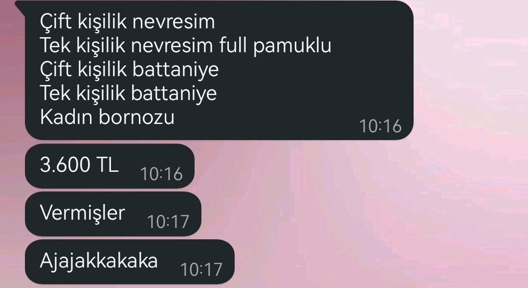 yavrum sabah sabah bi dur ya daha 2 gün oldu nişo yapalı