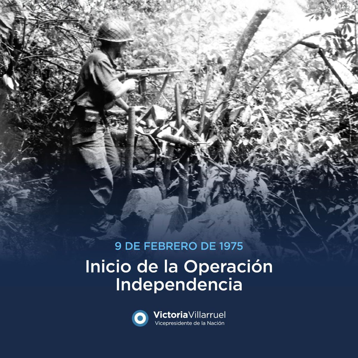 El 9 de febrero de 1975 el gobierno constitucional de la Nación dispuso el inicio de la Operación Independencia, una intervención ordenada por decreto de la presidente María Estela Martínez de Perón para enfrentar la acción armada del ERP en la provincia de Tucumán. 

Por primera