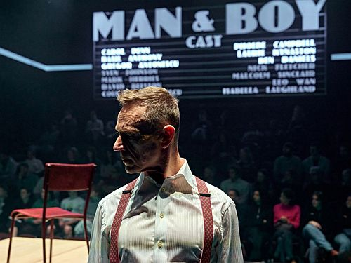 culturalcap1's tweet photo. In #ManandBoy the influence of O'Neill as well as Miller is palpable in #TerenceRattigan's exploration of what it means to be a symbol, a parent and a man while Lau's blazing expressionist approach is full of musicality https://t.co/DH5A2Qh5Wy https://t.co/jlseKuQz83
