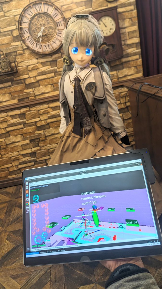 メイドロボ開発日誌 】 ましろに初めましての人が来た時の反応を開発中