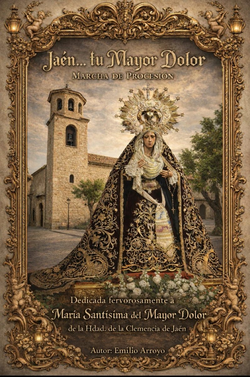 🔴 Desde estas líneas les damos las gracias a nuestra querida <a href="/bandadelopera/">Pedro Morales Lopera</a> por la marcha "Jaén, tu Mayor Dolor" dedicada a nuestra amantísima titular, obra del compositor D. Emilio Arroyo.
Sin duda este Martes Santo sonarán de manera especial en la Magdalena. 

#LaMagdalena