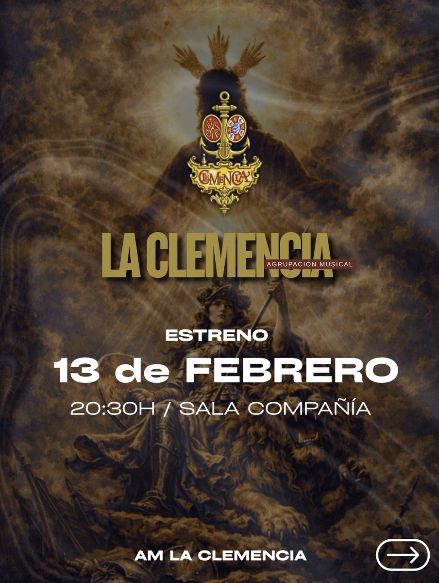 amlaclemencia's tweet photo. 𝑳𝑨 𝑭𝑶𝑹𝑻𝑨𝑳𝑬𝒁𝑨 𝑫𝑬 𝑫𝑰𝑶𝑺

Este viernes 13 de Febrero, a partir de las 20:30h, estaremos junto a nuestra @HdadLaClemencia en la anual presentación de la papeleta de sitio.

👉🏼 Durante el transcurso de la misma, se estrenará “𝑳𝒂 𝑭𝒐𝒓𝒕𝒂𝒍𝒆𝒛𝒂 𝒅𝒆 𝑫𝒊𝒐𝒔” (…) https://t.co/emHbN3r1Vp
