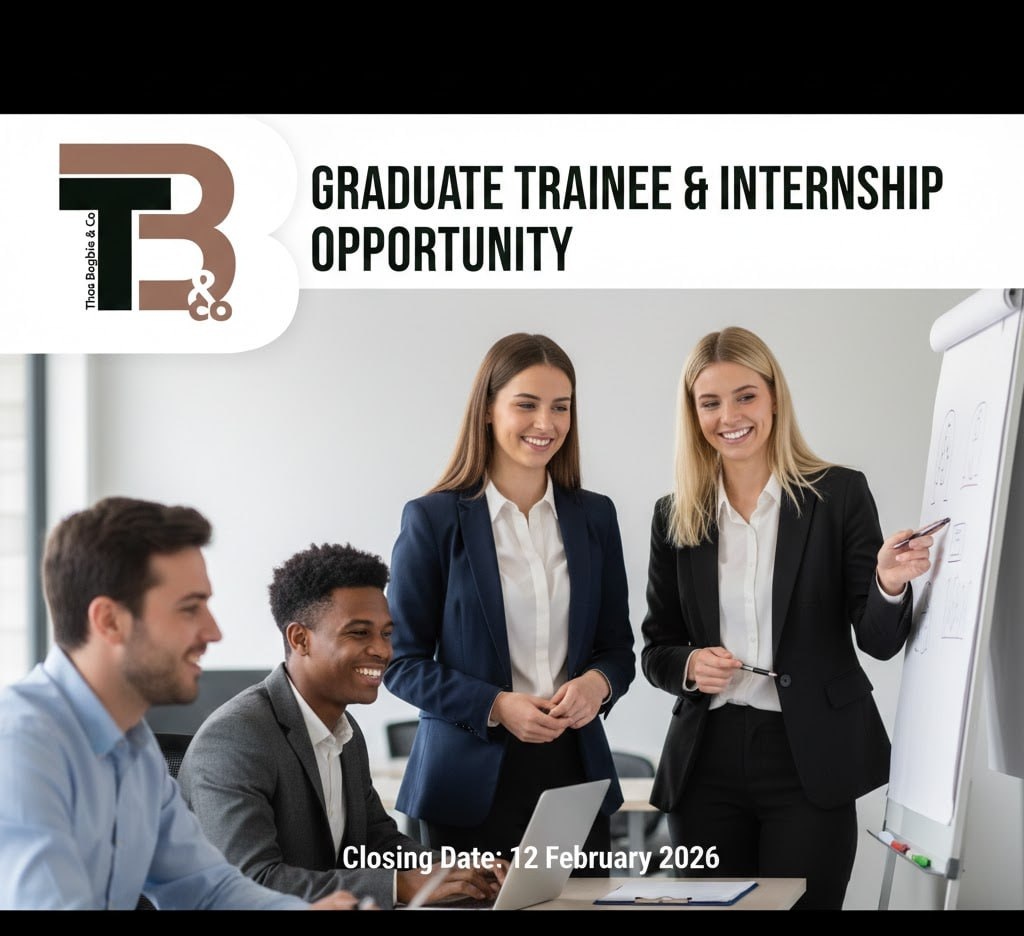 📢 GRADUATE TRAINEE &amp; INTERNSHIP OPPORTUNITY

Thos Begbie &amp; Co invites qualified graduates and students to apply for Graduate Trainee and Internship opportunities.

INTERNSHIPS IN:
📦 Supply Chain and Logistics Management
📊 Business Management

GRADUATE TRAINEES IN:
⚙️