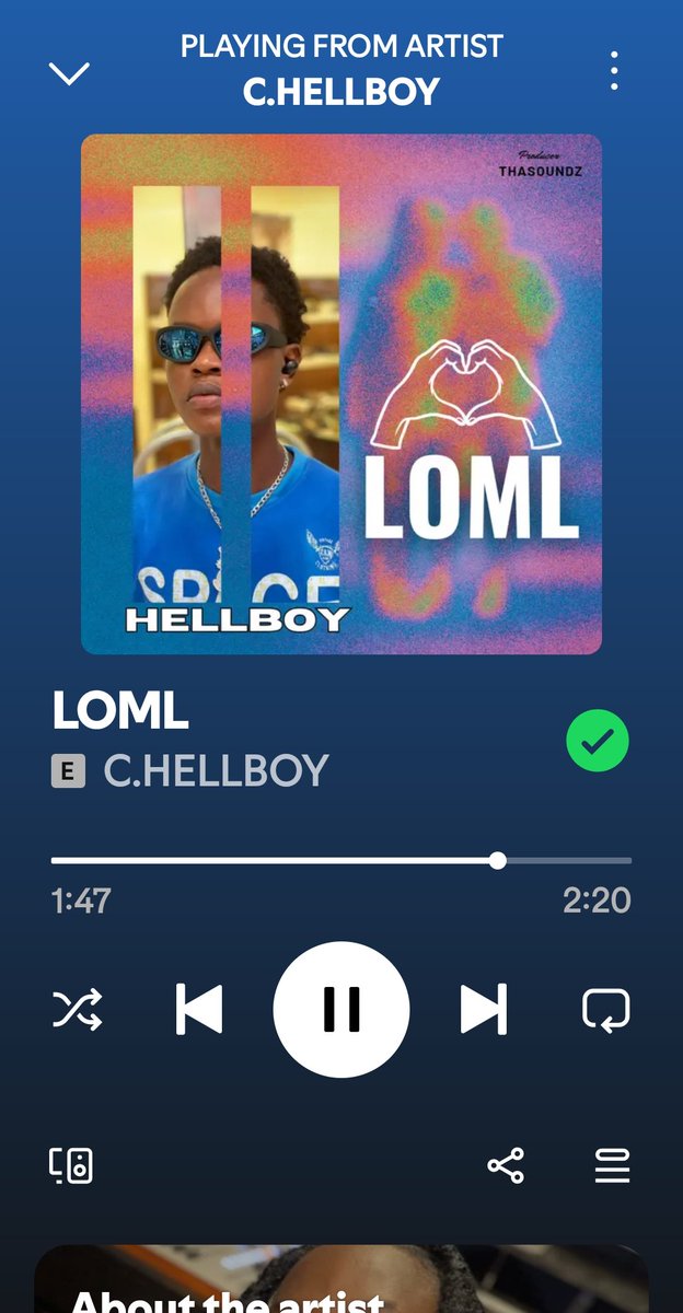 MafiaUk1's tweet photo. @c_hellboy_ @streetupdate24_ @toheezy1234 Loml is my favorite 
But lyrics nor dey Spotify https://t.co/6yxN93euCr