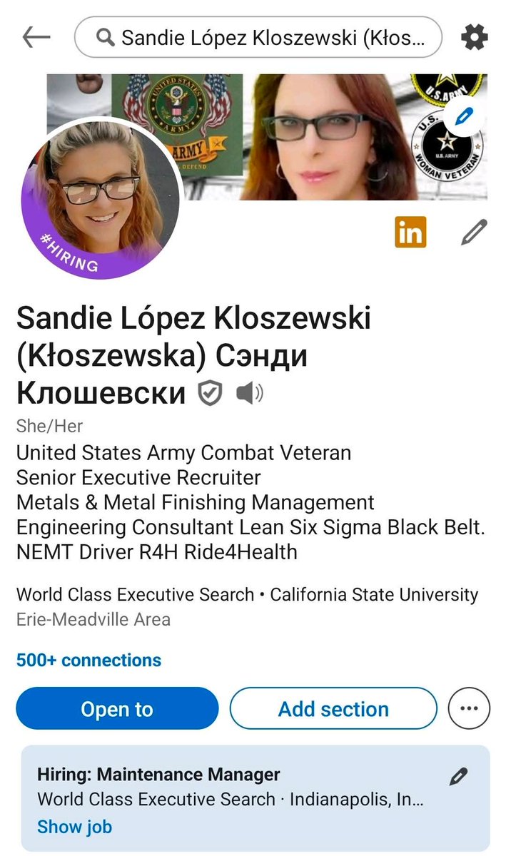 Sandie López Kloszewski (Kłoszewska) tweet media