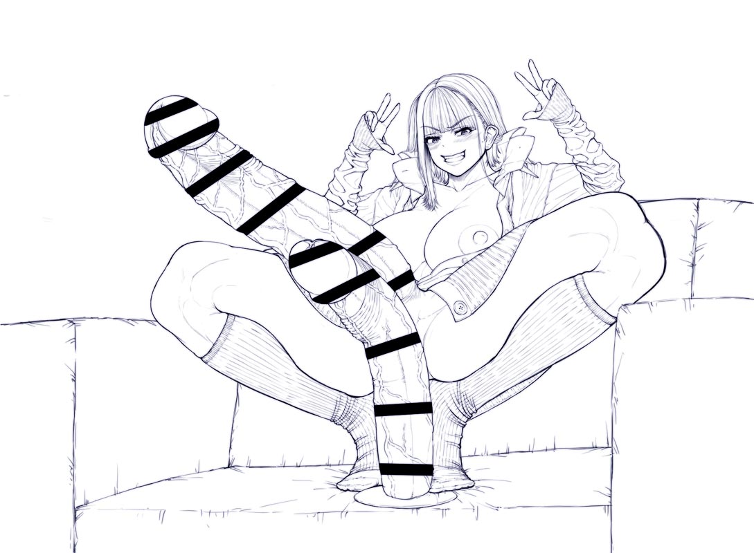 ふたなりとディルドWIP 