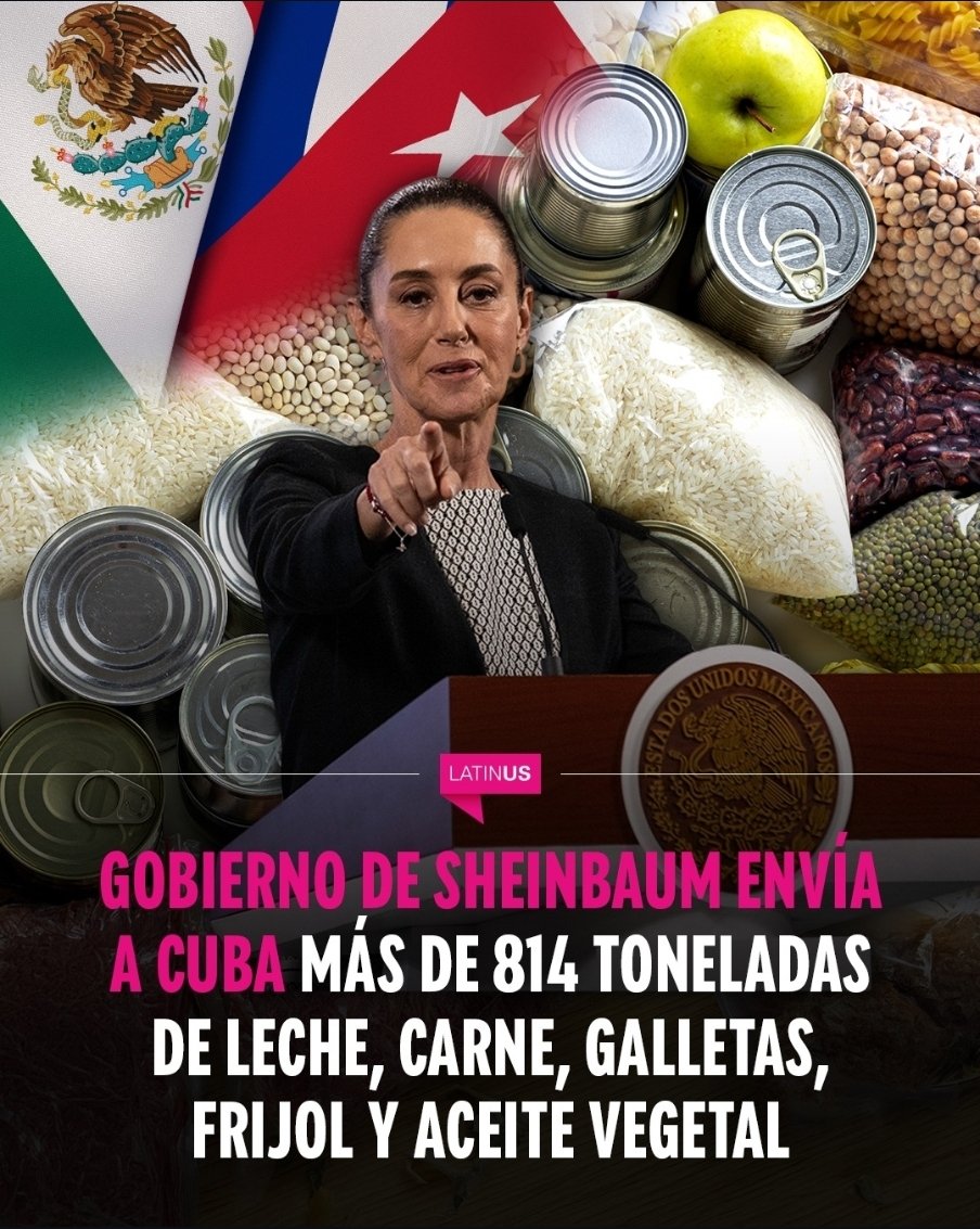 Ni en los desastres naturales en México enviaron así de ayuda.

Ni siquiera dejaron enviar ayuda a Guerrero en el huracán.

¿Y las medicinas y vacunas para los niños mexicanos, Claudia?