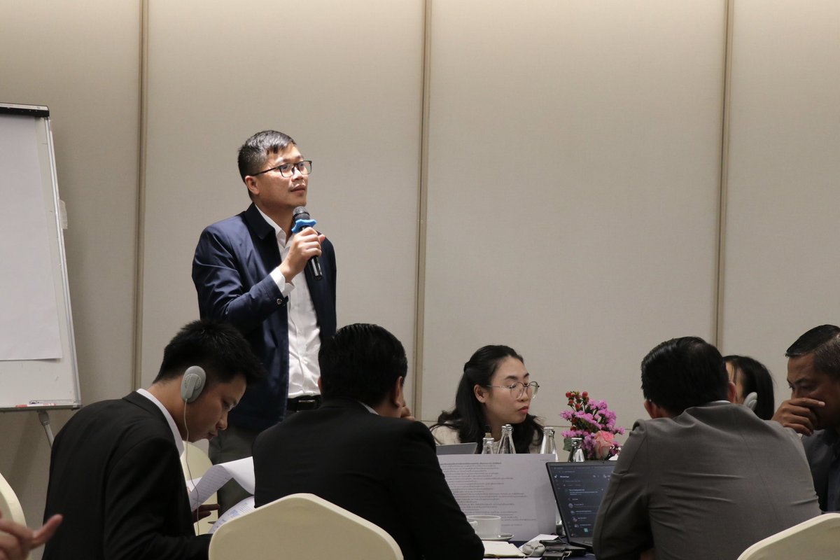 IOMLaoPDR's tweet photo. 🌏🤝 @IOMLaoPDR, with the Ministry of Foreign Affairs, convened a workshop with #government & key stakeholders to advance implementation and review of the #GlobalCompactforMigration (#GCM). A key step toward Lao PDR’s contribution to #IMRF2026
Supported by 🇪🇺 https://t.co/cwtD0Y0PgS