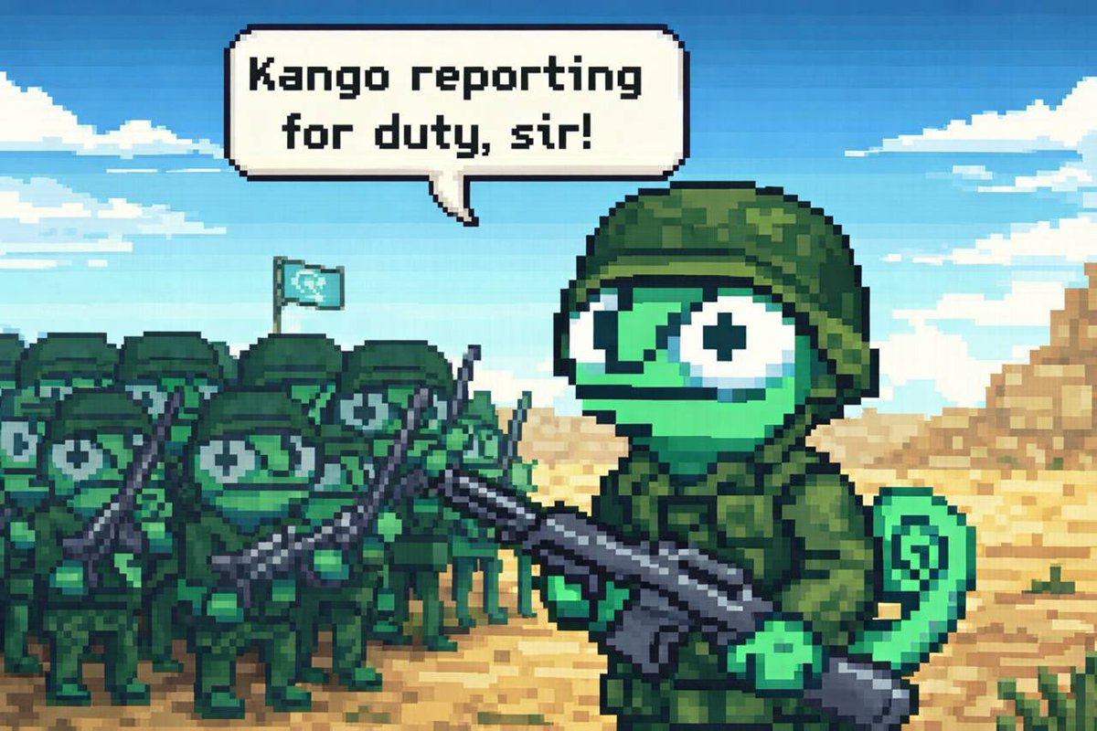 KangoArmy's tweet image. Gm Kango army 🔥 

Another new week to strengthen the community and hold on to our conviction 💯 

We #Kango higher 🚀 

#kas #kango #kaspa
