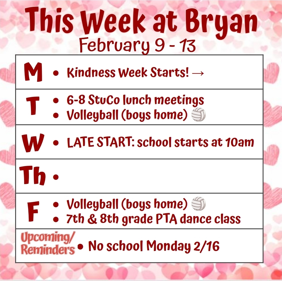 Bryan Middle School tweet media