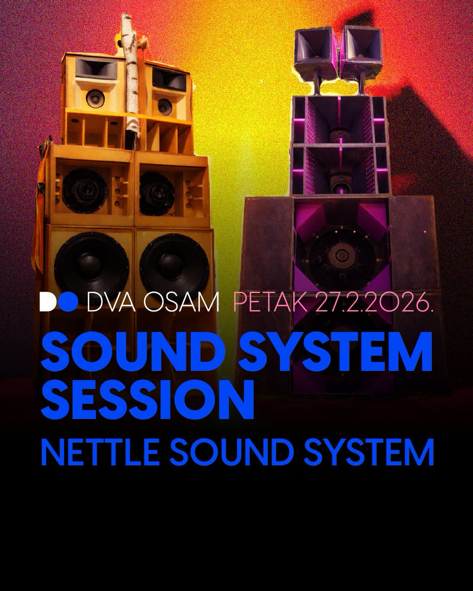 dvaosamklub's tweet image. Nakon predugo vremena ponovo će Jabukovac zatresti #soundsystem groznica u petak 27. 2. održava se Sound System Session: Nettle Sound System! Iz Koprivnice stižu kutije u #DVAOSAM, a muziku puštaju Systamatic &amp;amp; DUBMX! Info: dvaosam.com/event-detail/6…