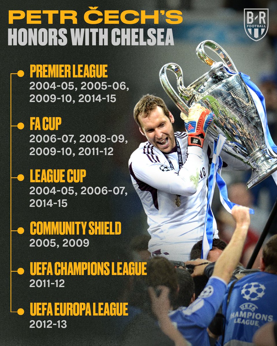 It's been 22 years since Petr Čech joined Chelsea. 

His first full season was stuff of legends, as was his entire time at Stamford Bridge 🧤
