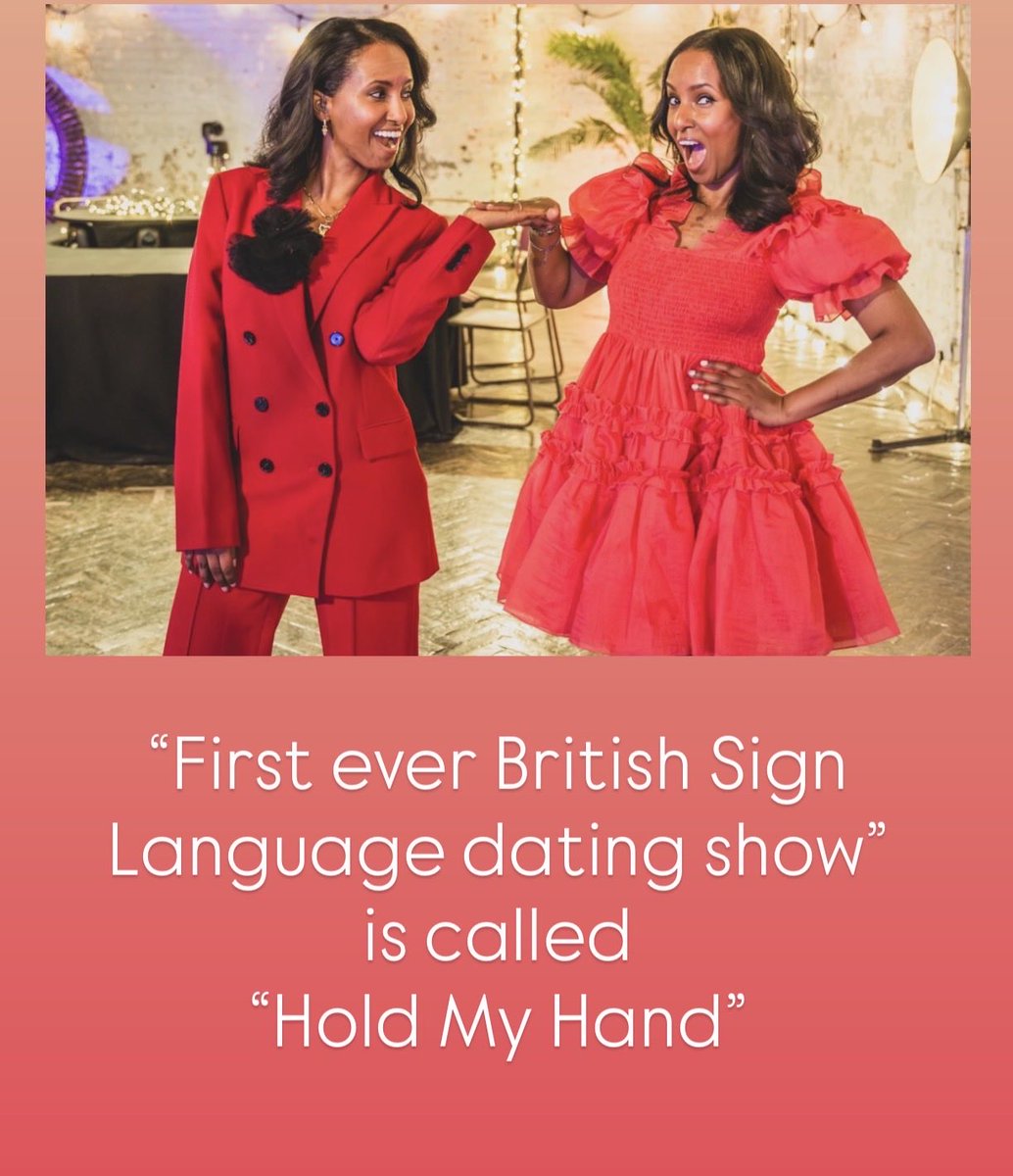 DeafNewsToday's tweet photo. “First ever British Sign Language dating show” is called “Hold My Hand” https://t.co/HzxptD1ZiA https://t.co/BcytROZ8Uy