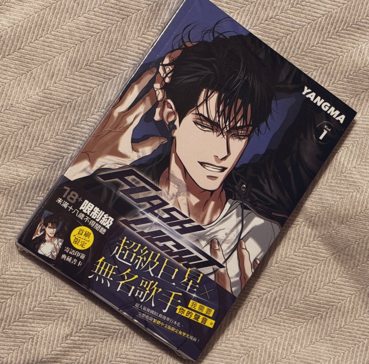 flonaplona's tweet image. 타이베이 국제도서전에서 제가 겟한 것..
바로 플래시라이트 대만판 1권 ☺️