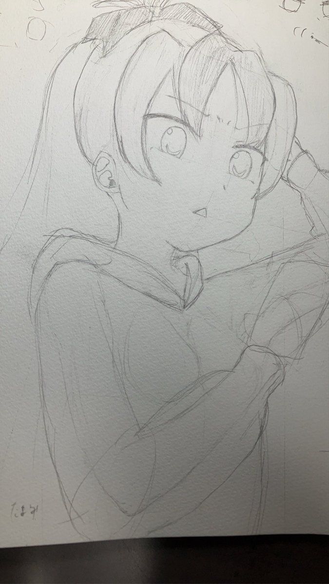 ere75tv's tweet photo. 描けてますかね？杏子のアオリ構図。
お金貯まったらsessa て添削してもらいたいのー https://t.co/B9f5v7deB9