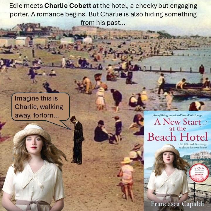 FCapaldiBurgess's tweet image. #RomicFeb26 Days 8 &amp;amp; 9: Introduce your main character &amp;amp; love interest
Main character and love interest from A New Start at the Beach Hotel...
#RomanticFiction #RomanceReads #HistoricalRomance