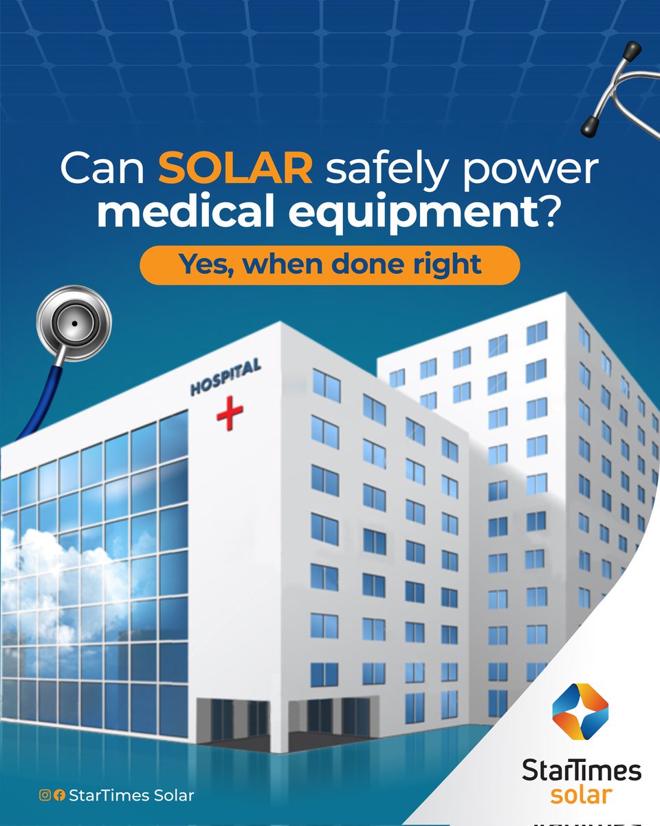 In view of the social issues that trended last week, 
Questions like this were common, and we have decided to give a solid answer 👇

The key to solar-powered health equipment is proper load calculation, the right inverter capacity, quality batteries, and a system designed for