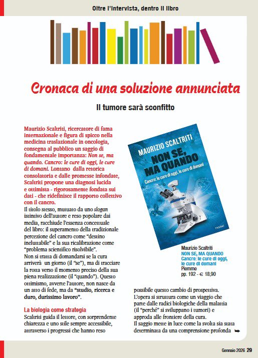 ScaltritiLab's tweet photo. Grazie a Vita e Salute WEB https://t.co/dFeLimrpzc per l’intervista. https://t.co/EXnXeuRzGz