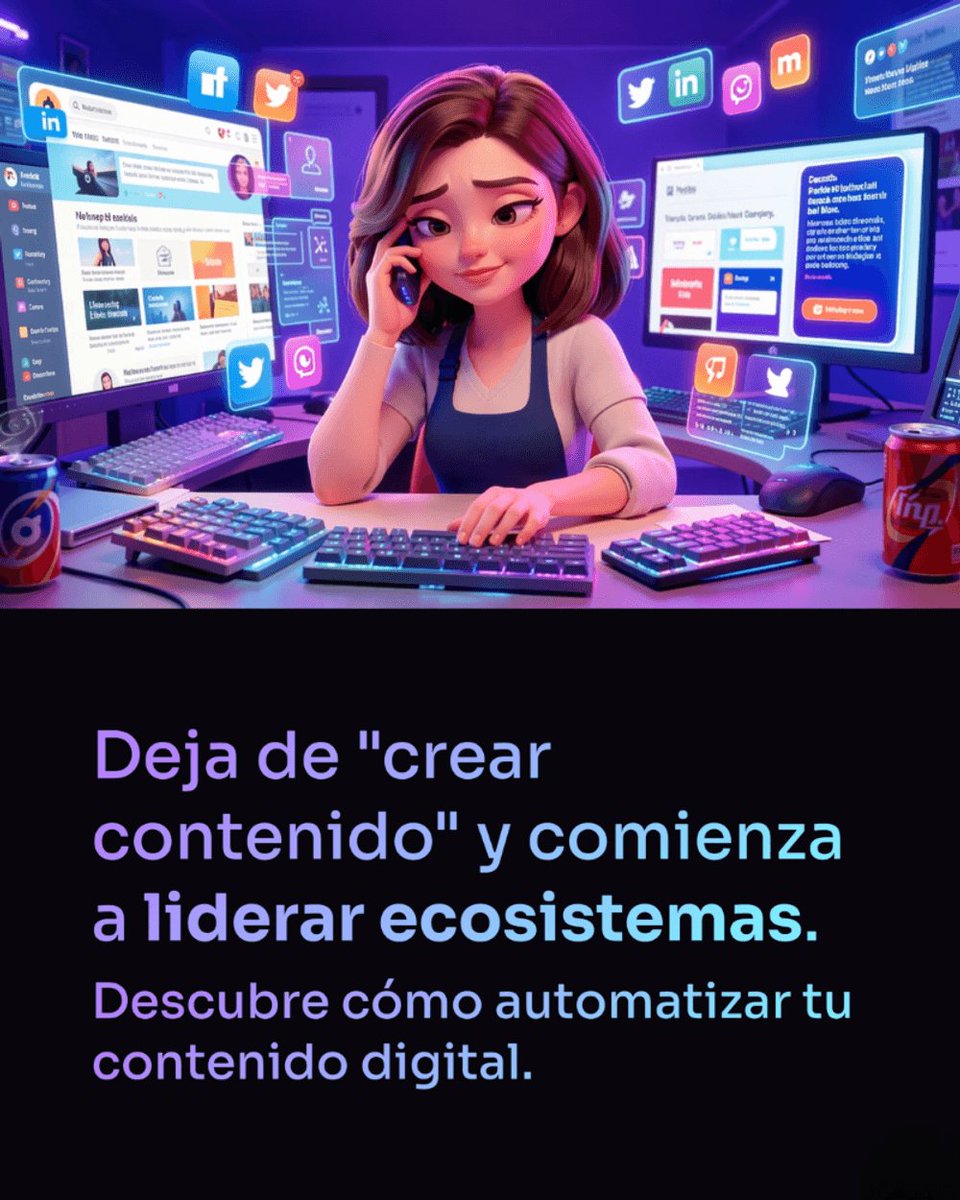 oh_digitalx's tweet photo. En 𝗢𝗛mdiseñamos sistemas que lo automatizan por ti. 🛠️

Presentamos 𝗔𝘂𝘁𝗼𝗰𝗼𝗻𝘁𝗲𝗻𝘁: el Automated Content Workflow diseñado para líderes que entienden que la tecnología es la verdadera infraestructura de la libertad.

#OH #digitalbusiness #Automation #FutureOfWork https://t.co/n4OOzhW6EQ