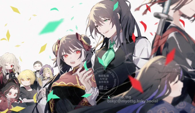 リンバス展に応募したもの開催おめでとうございます～ #Limbus_Company