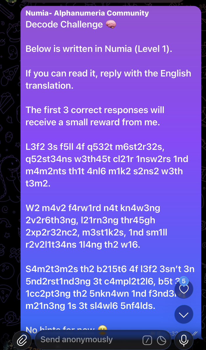 AlphanumeriaSol's tweet image. This is what early adoption looks like.

No tutorials.
No instructions.

Two people in the community just read and translated Numia on their own.

A language becomes real the moment strangers can understand each other with it.

#Numia #alphanumeria #digitalculture #Web3culture