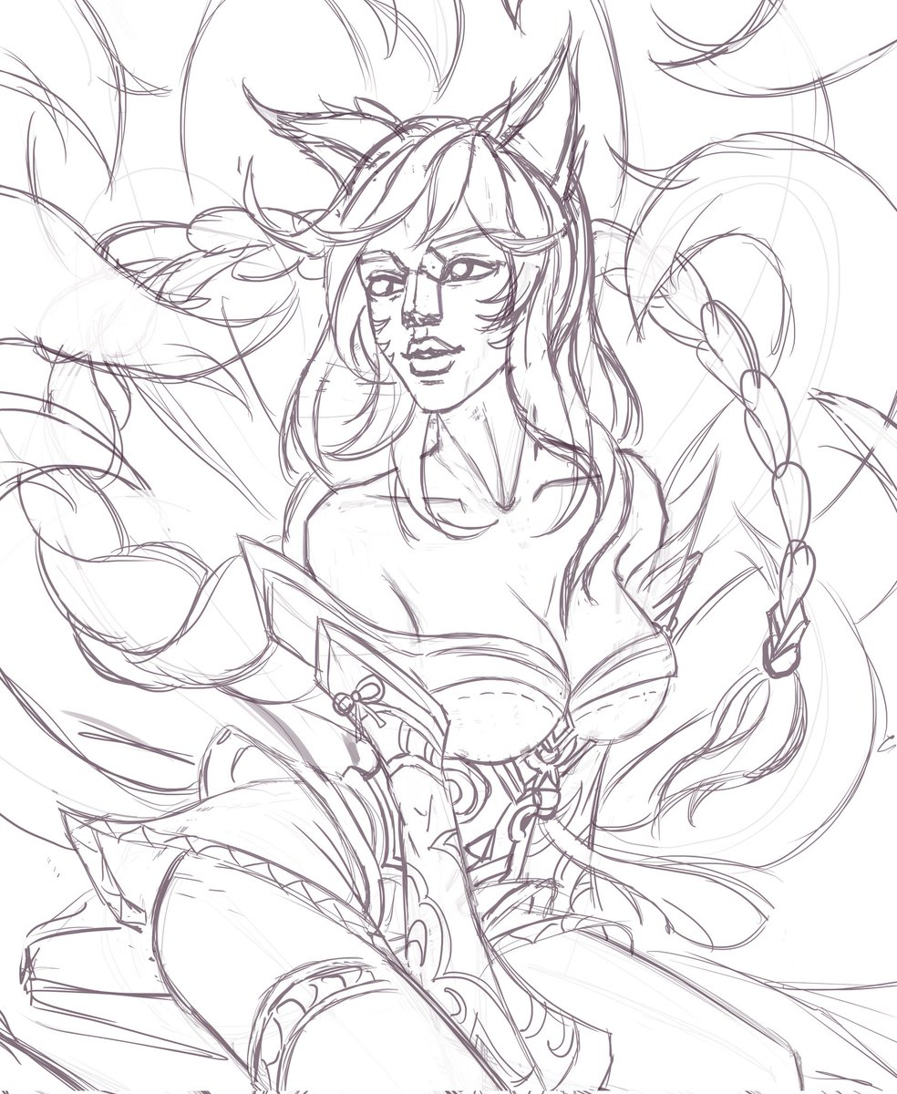 iimMONAI's tweet photo. #Ahri #LeagueOfLegends https://t.co/tMNgWAmwmF