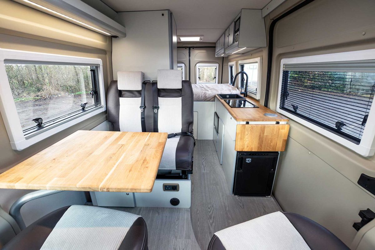 VW_Interiors's tweet photo. BODANS MAXI CAMPER CONVERSIONS

Available on the VW Crafter, Peugeot Boxer &amp; Mercedes Sprinter.

#bodans #bodanscampers #camper #campervan #camperconversion #camperbuild #modifiedvans #vwcamper #volkswagencamper #camperinterior #vwinteriors #volkswagen #glamping #camping #vanlife https://t.co/4Pl34LJm9c