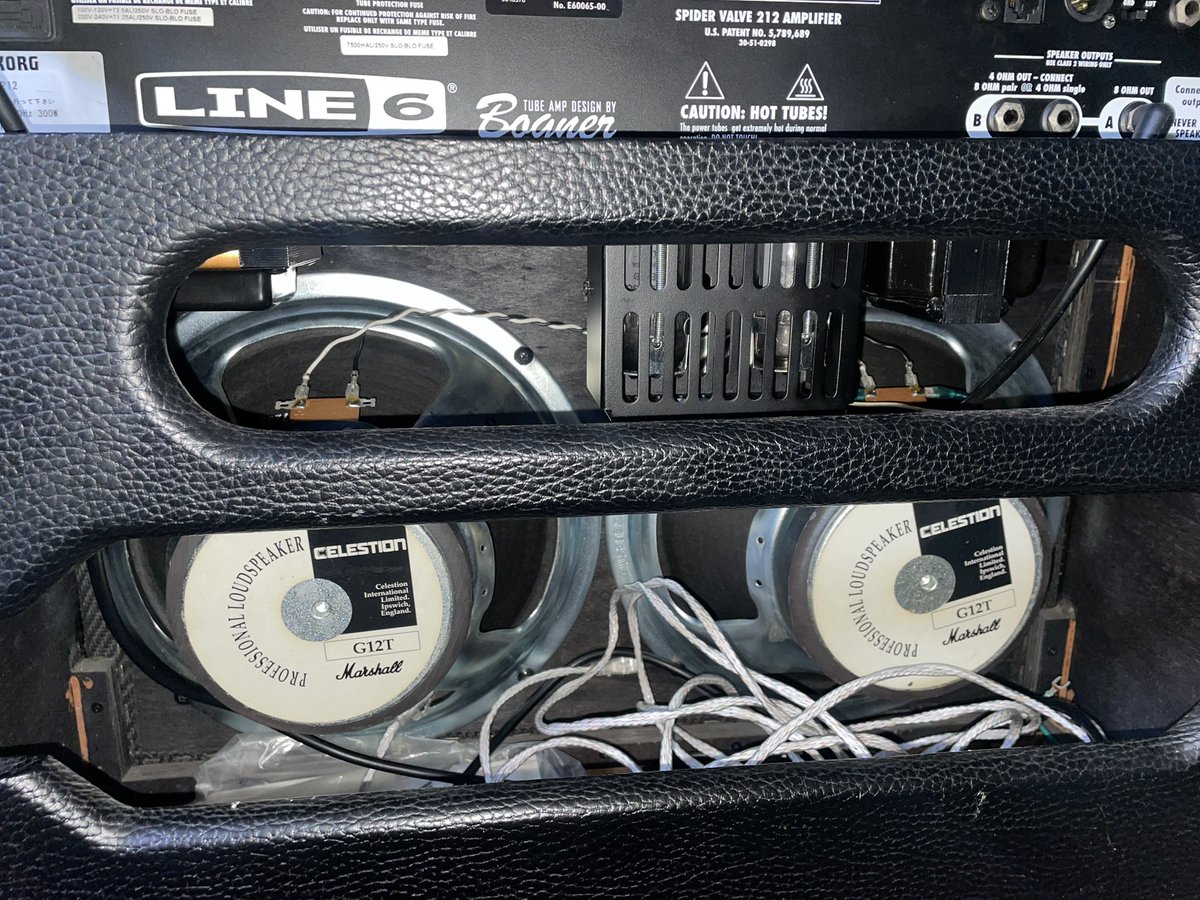 昨日は友達と音作り研究会 やはり僕が愛用してるLINE6 spider valveが