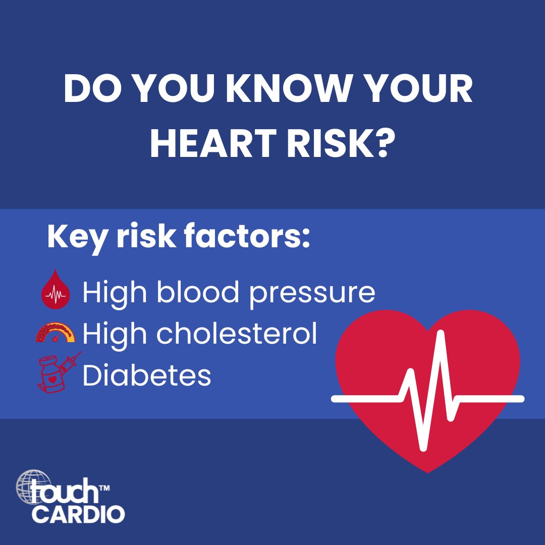 📊 Know your numbers

High blood pressure, cholesterol, and diabetes remain key modifiable risk factors for cardiovascular disease. Early identification and management are essential for improving outcomes and preventing complications.

💡 Use risk assessment tools and patient