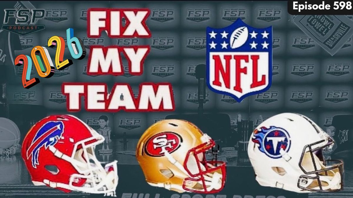NEW @FULLSPORTPRESS EPISODE ALERT🚨: How To Fix Our NFL Teams For 2026  Show  #TELLAFRIEND

Episode 598 🔗 : linktr.ee/Fullsportpress