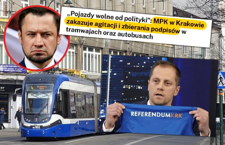 MPK w Krakowie zakazuje agitacji i zbierania podpisów!

Dziwnym przypadkiem dzieje się to akurat w czasie, gdy zbierane są głosy pod referendum o odwołanie prezydenta Miszalskiego.

Krakowskie Miejskie Przedsiębiorstwo Komunikacyjne wprowadza nowe zasady mające utrzymać