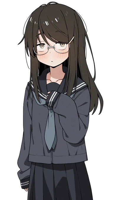 #私はこういう絵を描いています メガネ率高めかも
