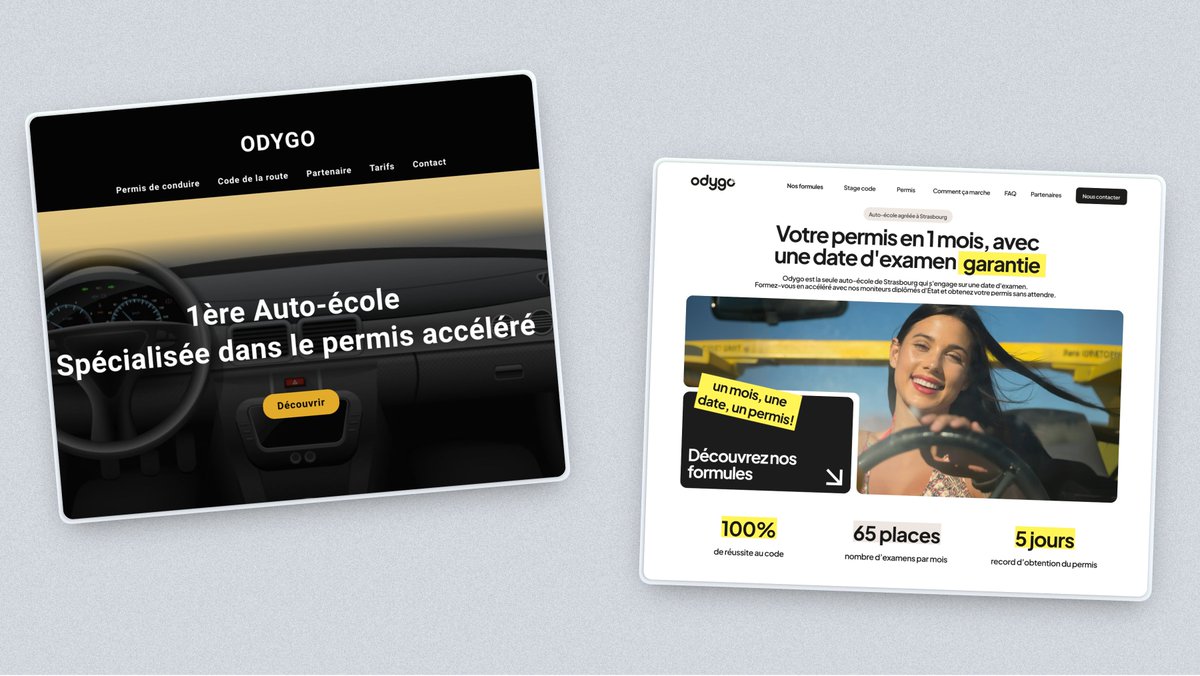 before/after pour un nouveau client 🫡