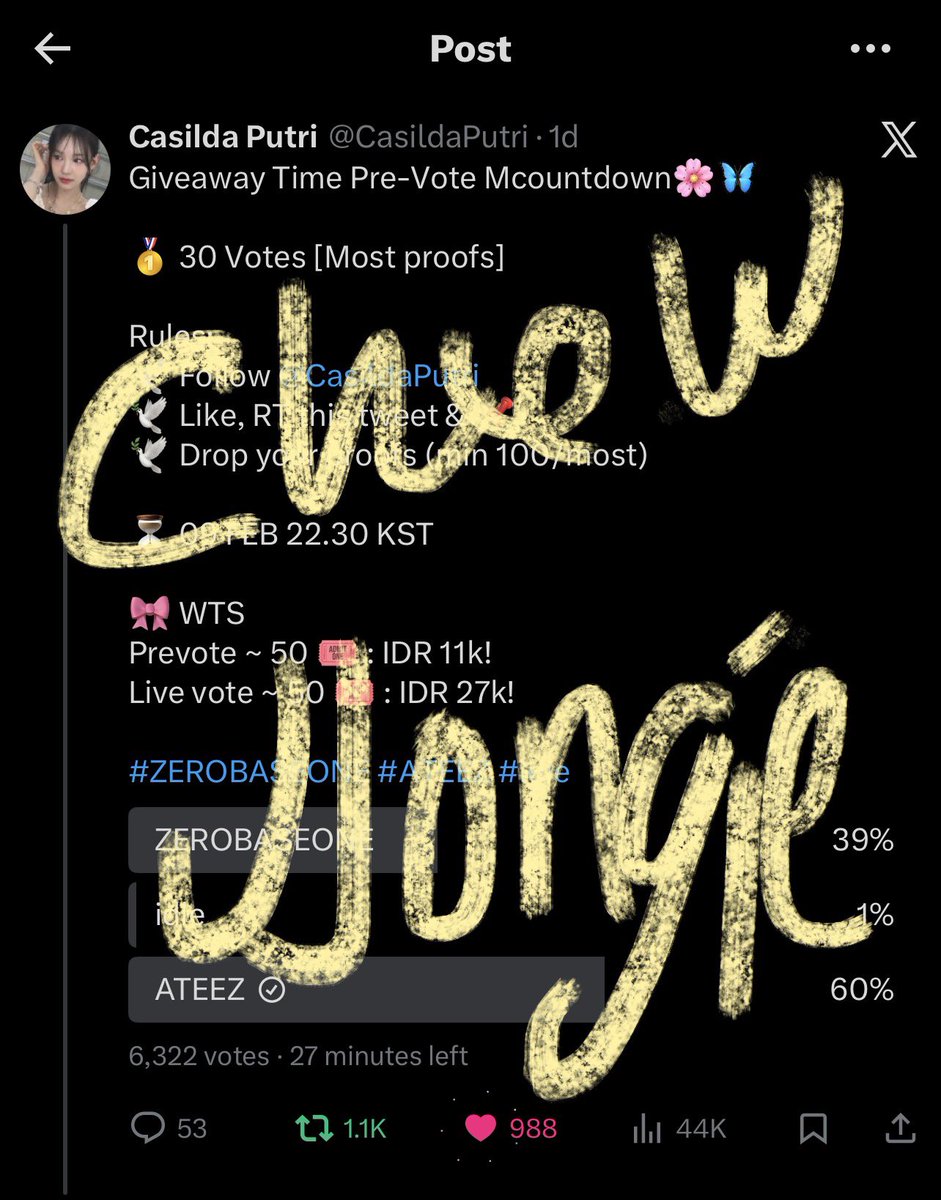 chewjjongie's tweet photo. @CasildaPutri for #ATEEZ https://t.co/yHSil7KRA6