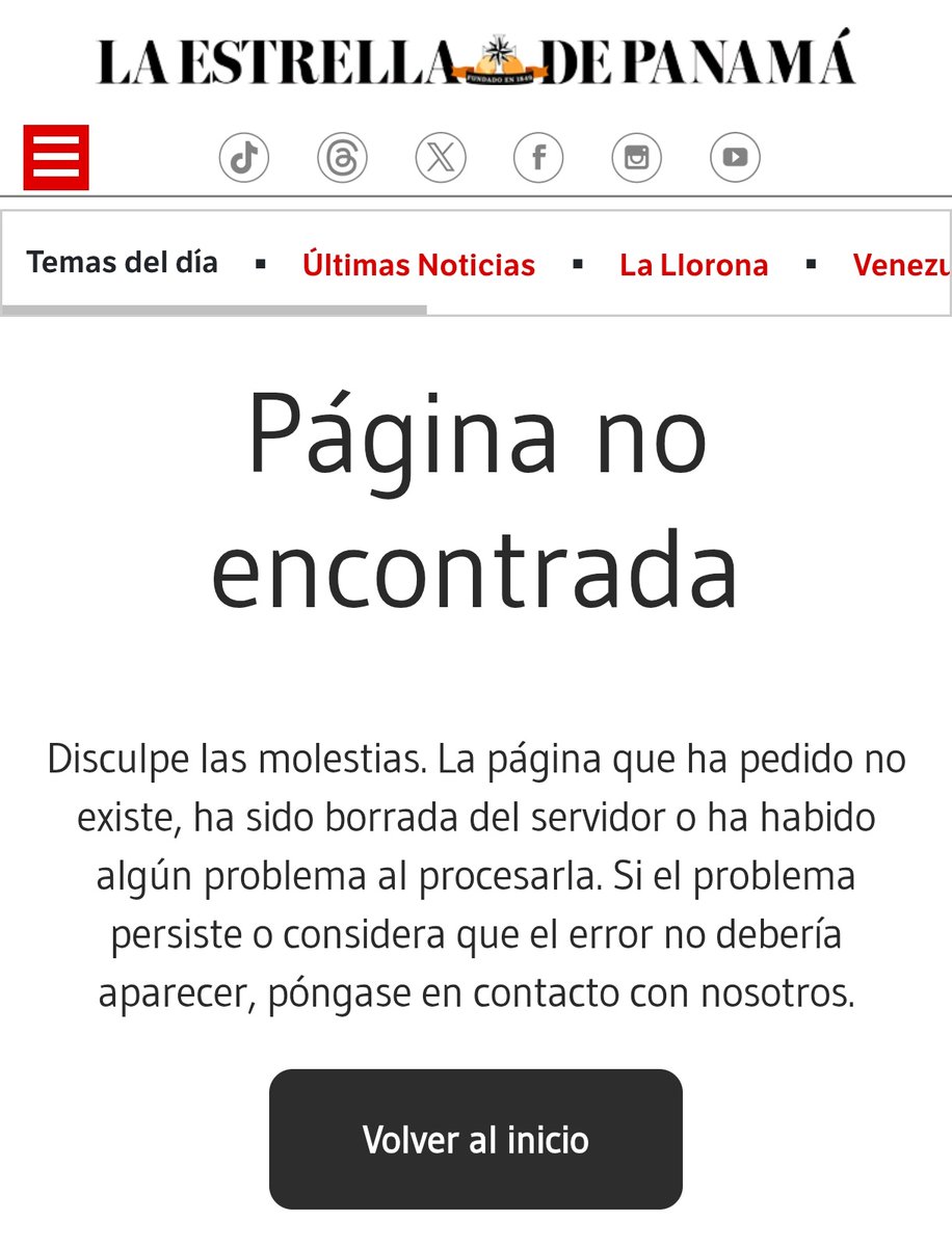 Hay noticias sobre el SENNIAF que han desaparecido de los servidores de medios nacionales