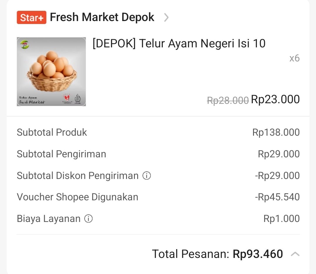 Checkout Shopee itu harus jam 8 malem, soalnya harganya beda 😬
Lebih murah 33% semua barangnya

Jangan ketinggalan promonya ✨
s.shopee.co.id/1gCv52p7mi