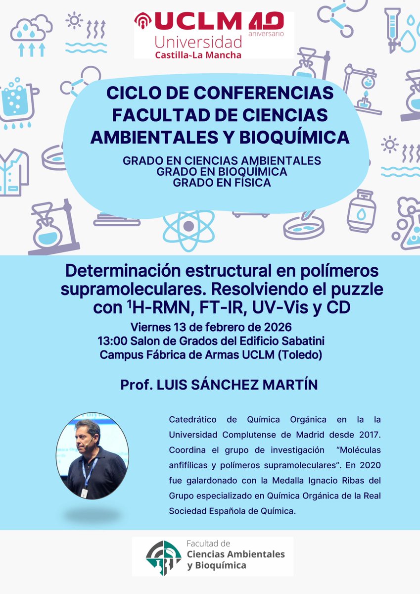Facultad CC. Ambientales y Bioquímica - UCLM 🥼🥾 tweet media